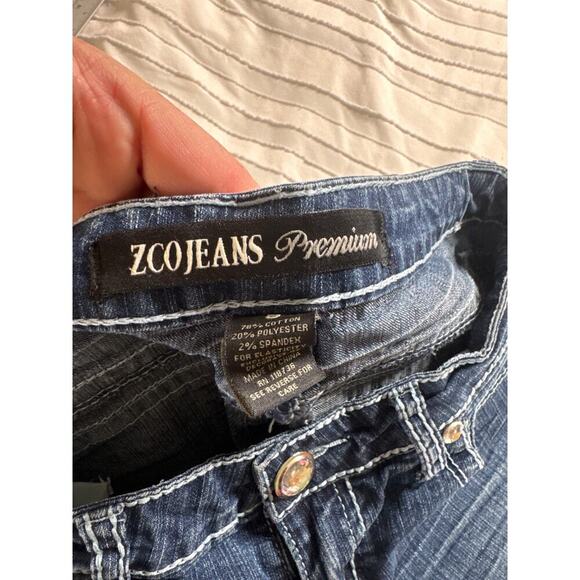 ZCO Jeans Premium Women's Bootcut Jeans Size 9 - 33" Inseam - 2000's Dark Wash - Picture 10 of 11